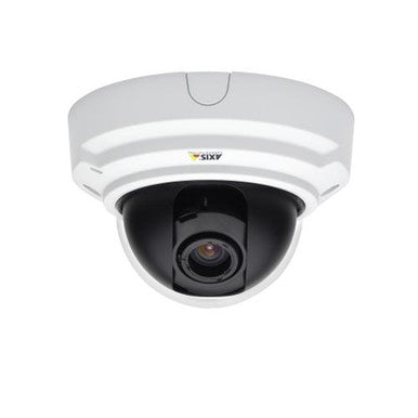 Axis Communications 0466-001 P33 Series Indoor Dome Network Camera 5 MP WDR Lightfinder PoE Remote Focus and Zoom IR Illumination