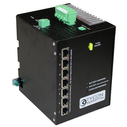 Tycon RemotePro150W Remote Power System. 720Ah Battery. 720W Solar. 48V TPDIN MPPT w/7 Port Manageable PoE Switch. Remote Monitor