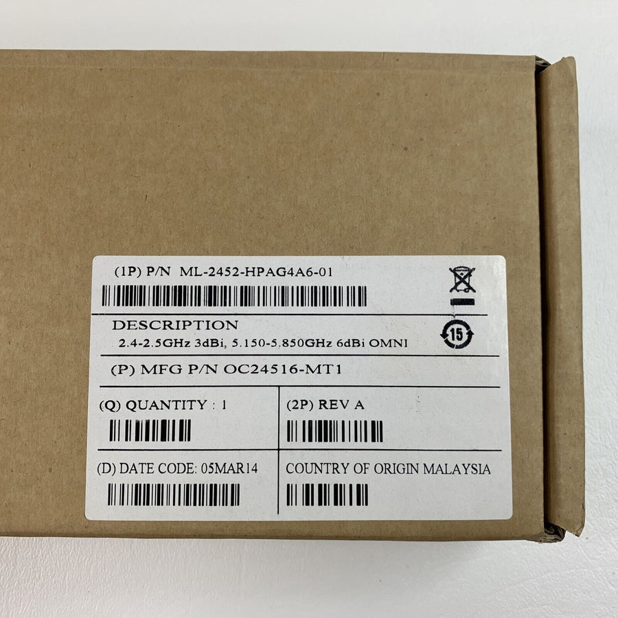 Motorola ML-2452-HPAG4A6 01 Antenna for AP 7161 3 dbi 2.4/5 Ghz