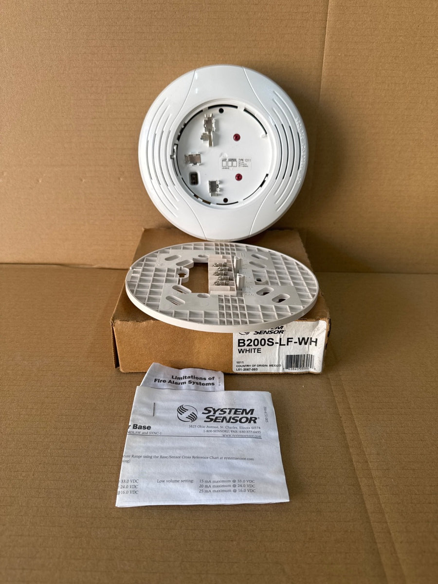 System Sensor B200S-LF-WH Programmable Low Frequency Sounder Base