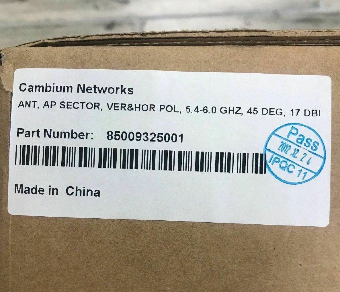 85009325001 Cambium Networks PMP 450 5 GHz 60 degree sector antenna