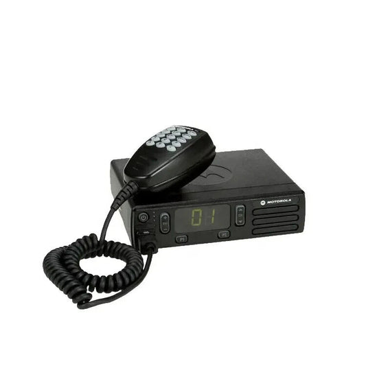 Motorola DEM 300 Mobile Radio VHF 136-174 Mhz 45W LAM01JQC9JA1AN Analog/Digital