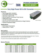 Tycon Systems TP-DCDC-2424GR-VHP Gigabit DC-DC Converter 18-36VDC In 24VDC 70W