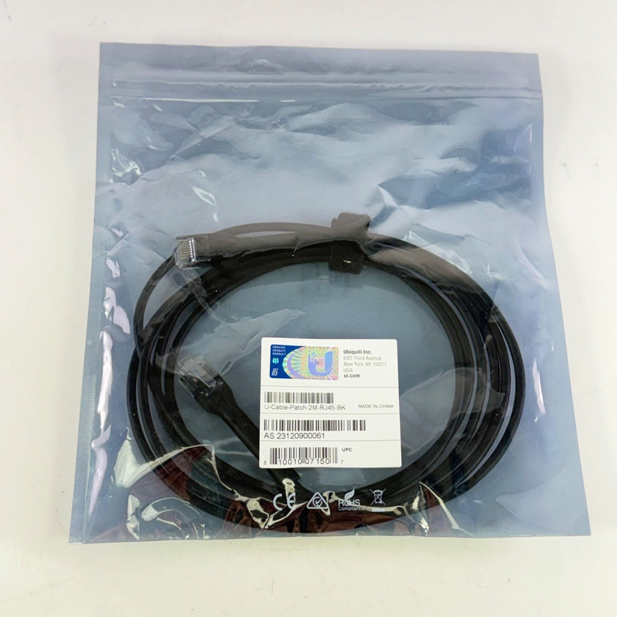 Ubiquiti U-Cable-Patch-2M-RJ45-BK UniFi Patch Cable 2m RJ45 Black