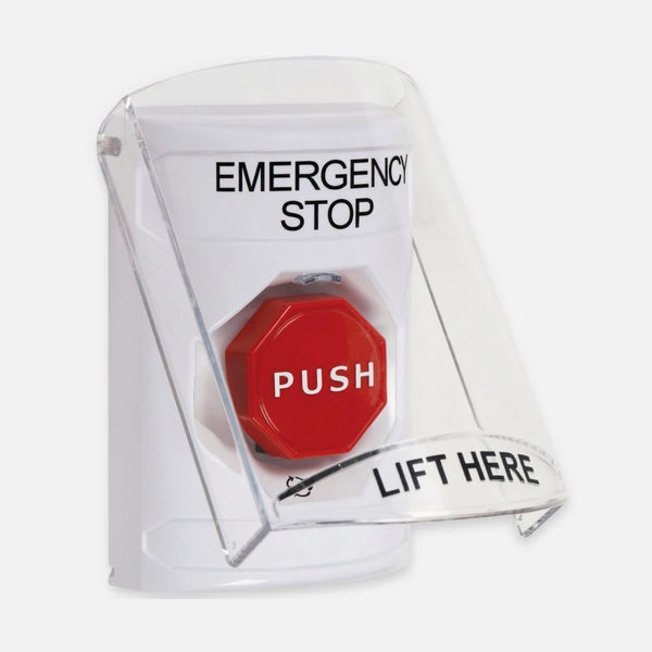 Sti SS23A9ES-EN White Stopper Station with Reset But