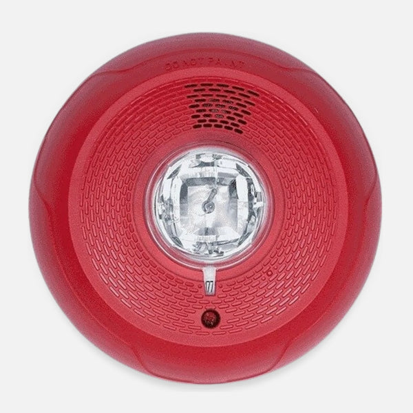 System Sensor CHSCRL Chime Strobe Red Ceiling