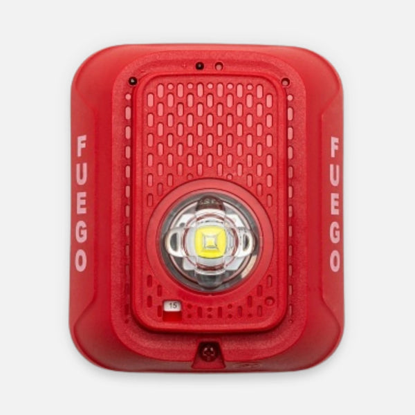 System Sensor SRLED-SP L-srs Strobe Red Wall, Plain